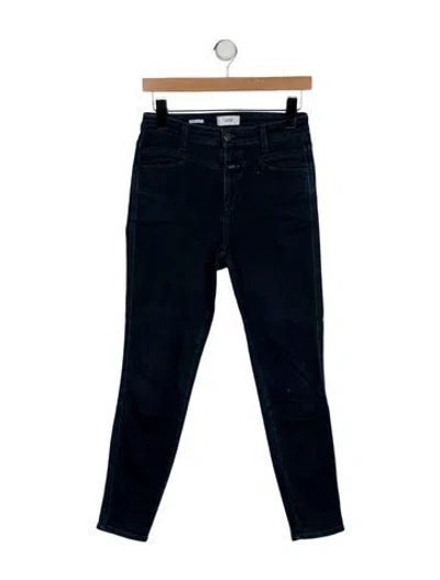 Pre-owned Closed High-rise Skinny Leg Jeans In Blue