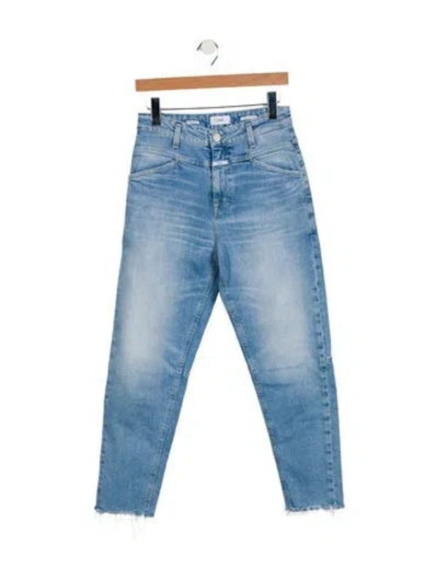 Pre-owned Closed High-rise Skinny Leg Jeans In Blue
