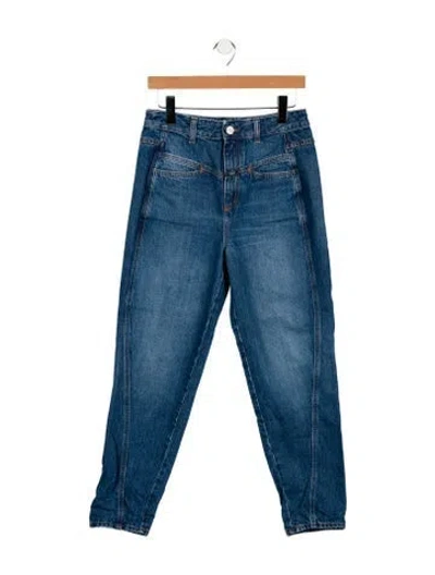 Pre-owned Closed High-rise Skinny Leg Jeans In Blue