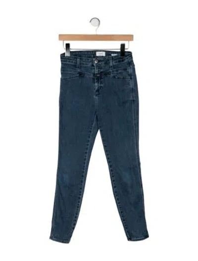 Pre-owned Closed High-rise Skinny Leg Jeans In Blue