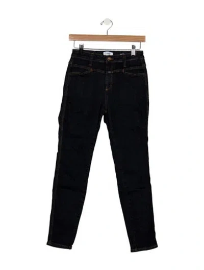 Pre-owned Closed High-rise Skinny Leg Jeans In Blue