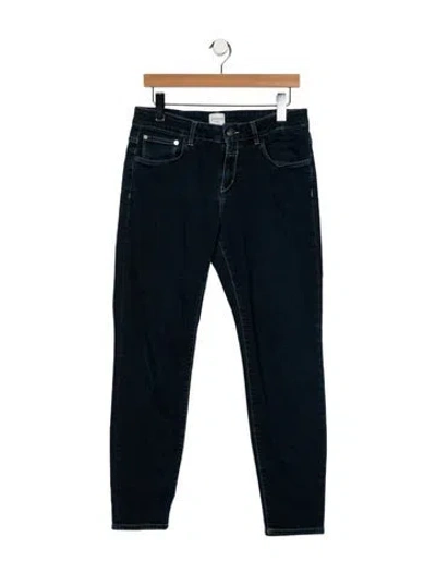 Pre-owned Closed High-rise Straight Leg Jeans In Blue