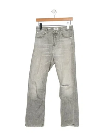 Pre-owned Closed High-rise Straight Leg Jeans In Gray