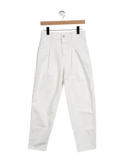 Pre-owned Closed High-rise Straight Leg Jeans In Neutrals