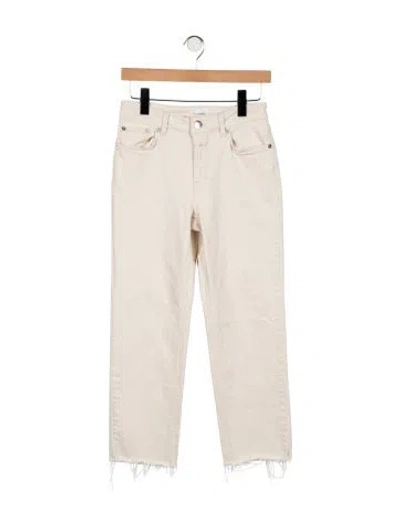 Pre-owned Closed High-rise Straight Leg Jeans In Neutrals