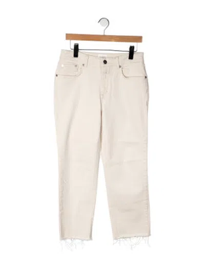 Pre-owned Closed High-rise Straight Leg Jeans In Neutrals