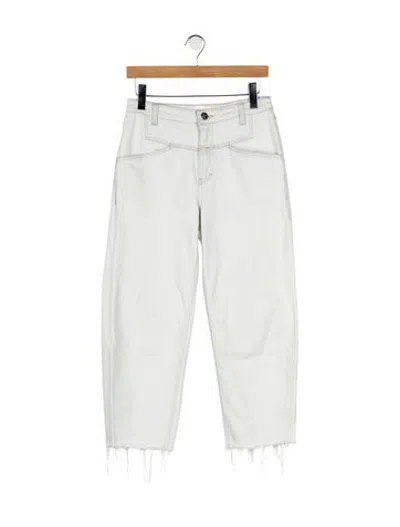Pre-owned Closed High-rise Straight Leg Jeans In Neutrals