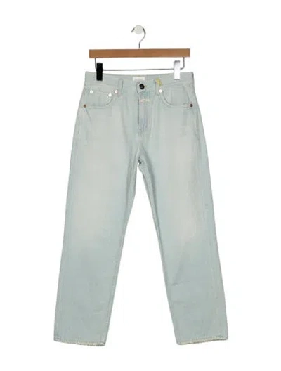 Pre-owned Closed High-rise Straight Leg Jeans W/ Tags In Blue