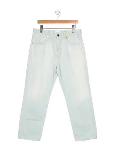 Pre-owned Closed High-rise Straight Leg Jeans W/ Tags In Blue
