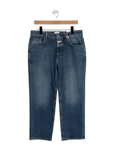 Pre-owned Closed High-rise Straight Leg Jeans W/ Tags In Blue