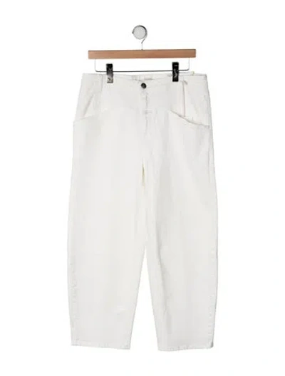 Pre-owned Closed High-rise Straight Leg Jeans W/ Tags In Neutrals