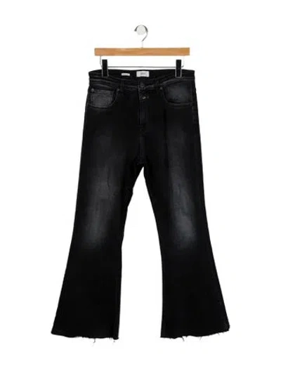 Pre-owned Closed High-rise Wide Leg Jeans In Black