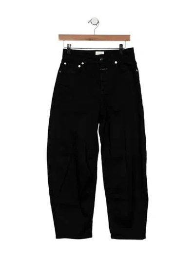 Pre-owned Closed High-rise Wide Leg Jeans In Black