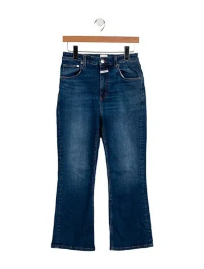 Pre-owned Closed High-rise Wide Leg Jeans In Blue