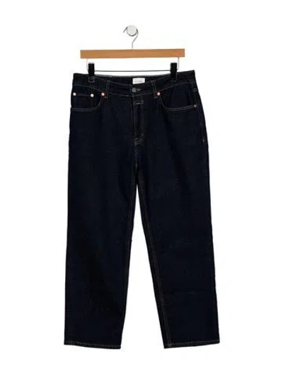 Pre-owned Closed High-rise Wide Leg Jeans In Blue