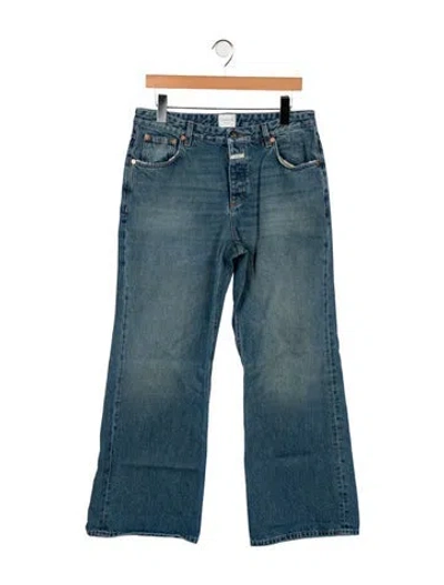 Pre-owned Closed High-rise Wide Leg Jeans In Blue