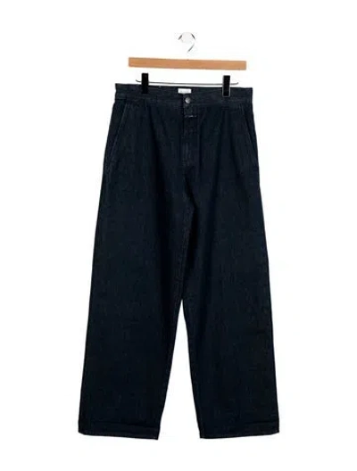 Pre-owned Closed High-rise Wide Leg Jeans In Blue