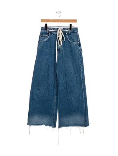 Pre-owned Closed High-rise Wide Leg Jeans In Blue