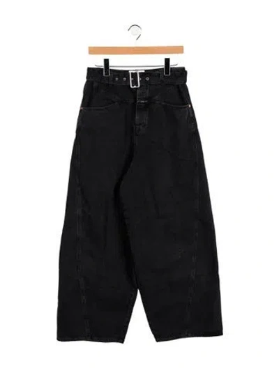 Pre-owned Closed High-rise Wide Leg Jeans In Blue