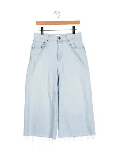 Pre-owned Closed High-rise Wide Leg Jeans In Blue