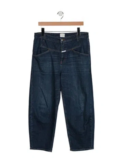 Pre-owned Closed High-rise Wide Leg Jeans In Blue