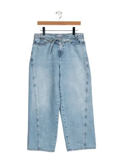 Pre-owned Closed High-rise Wide Leg Jeans In Blue
