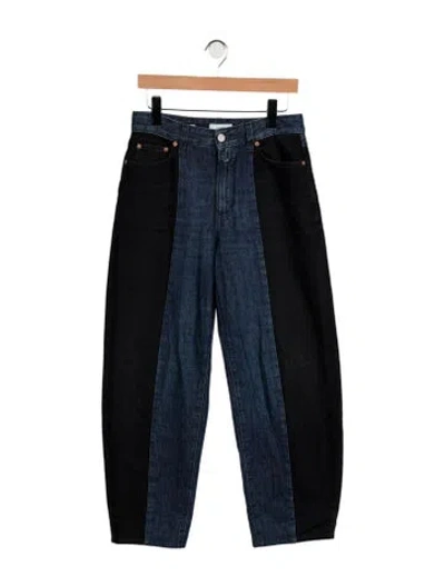 Pre-owned Closed High-rise Wide Leg Jeans In Blue