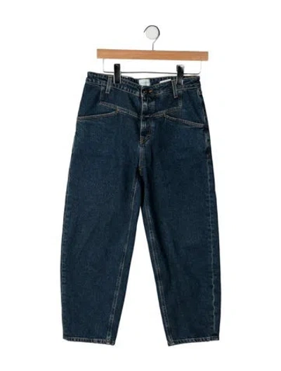 Pre-owned Closed High-rise Wide Leg Jeans In Blue
