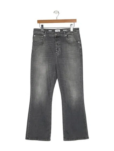 Pre-owned Closed High-rise Wide Leg Jeans In Gray