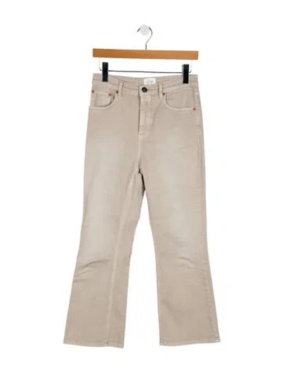 Pre-owned Closed High-rise Wide Leg Jeans In Gray