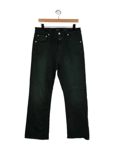 Pre-owned Closed High-rise Wide Leg Jeans In Green