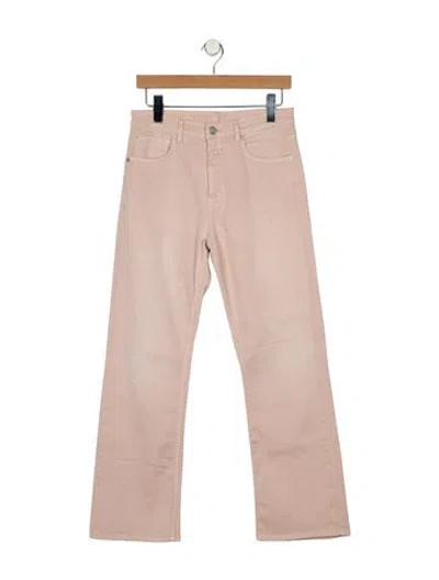 Pre-owned Closed High-rise Wide Leg Jeans In Pink