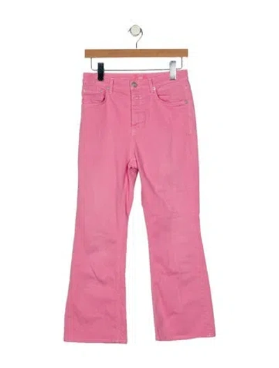 Pre-owned Closed High-rise Wide Leg Jeans In Pink
