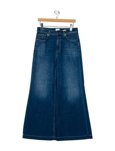 Pre-owned Closed High-rise Wide Leg Jeans W/ Tags In Blue