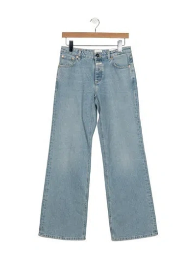 Pre-owned Closed High-rise Wide Leg Jeans W/ Tags In Blue