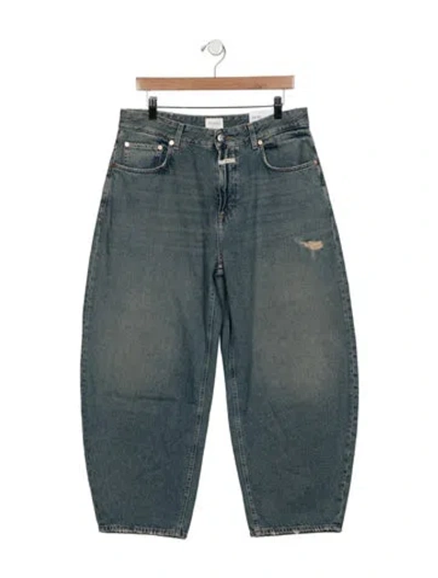 Pre-owned Closed High-rise Wide Leg Jeans W/ Tags In Blue