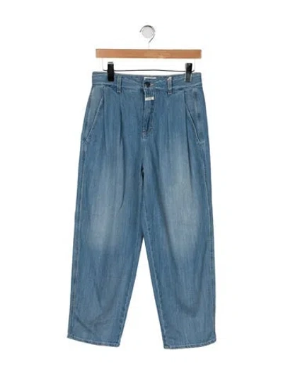 Pre-owned Closed High-rise Wide Leg Jeans W/ Tags In Blue