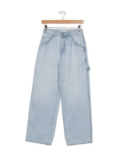 Pre-owned Closed High-rise Wide Leg Jeans W/ Tags In Blue