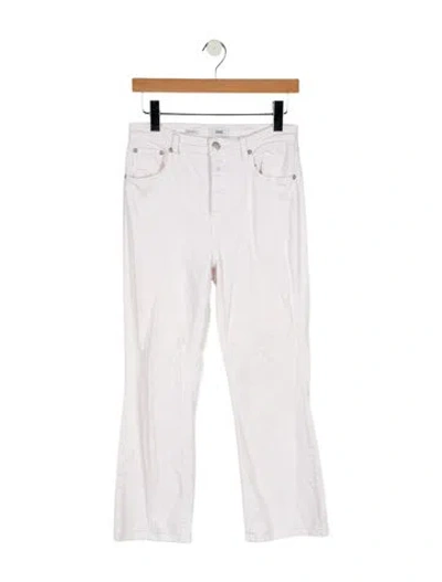 Pre-owned Closed High-rise Wide Leg Jeans In White