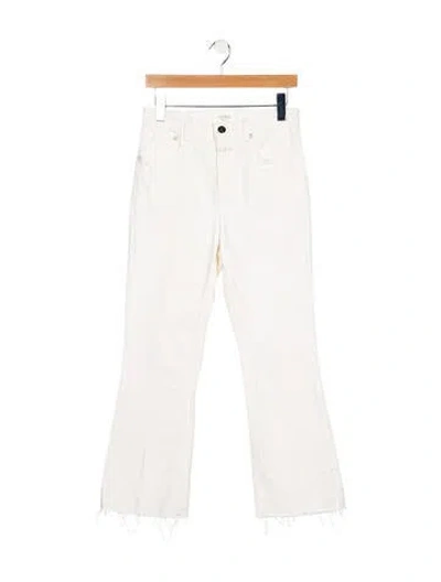 Pre-owned Closed High-rise Wide Leg Jeans In White