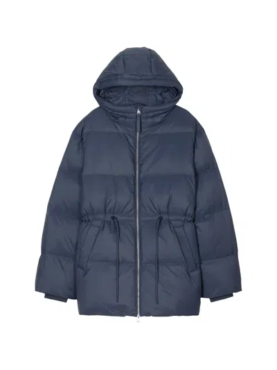Closed Hooded Padded Jacket In Multi
