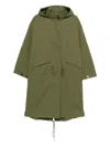 Closed Tie-dye Long Sleeve Windbreaker In Green