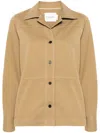 Closed Panelled Twill Shirt Jacket In 913 Taupe Beige