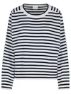 Closed Striped Crew Neck Clothing In Beige