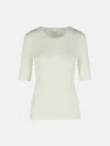 Closed Ivory Cotton Blend T-shirt