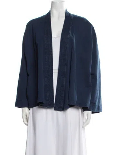 Pre-owned Closed Jacket In Blue