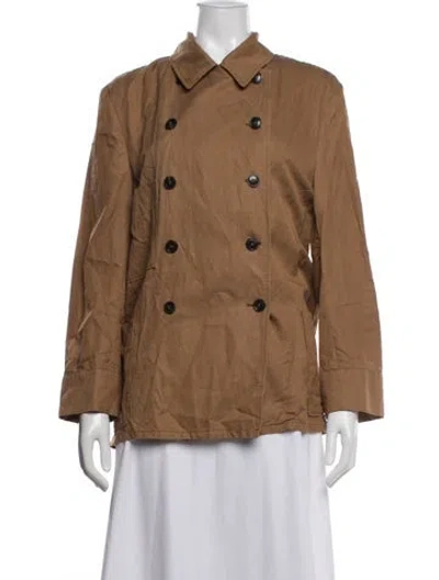 Pre-owned Closed Jacket In Brown