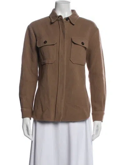 Pre-owned Closed Jacket In Brown