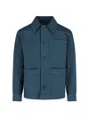Closed Classic Work Jacket In Blue