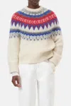 Closed Fairisle-pattern Crew-neck Sweater In Multi